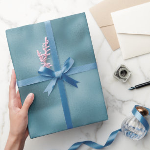 Papel De Regalo Boda Azul Teal