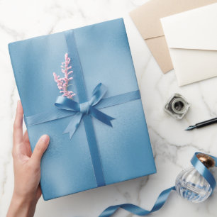 Papel De Regalo Boda azul turquesa