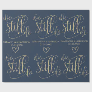 Papel De Regalo Boda Clásico de Favor Náutico