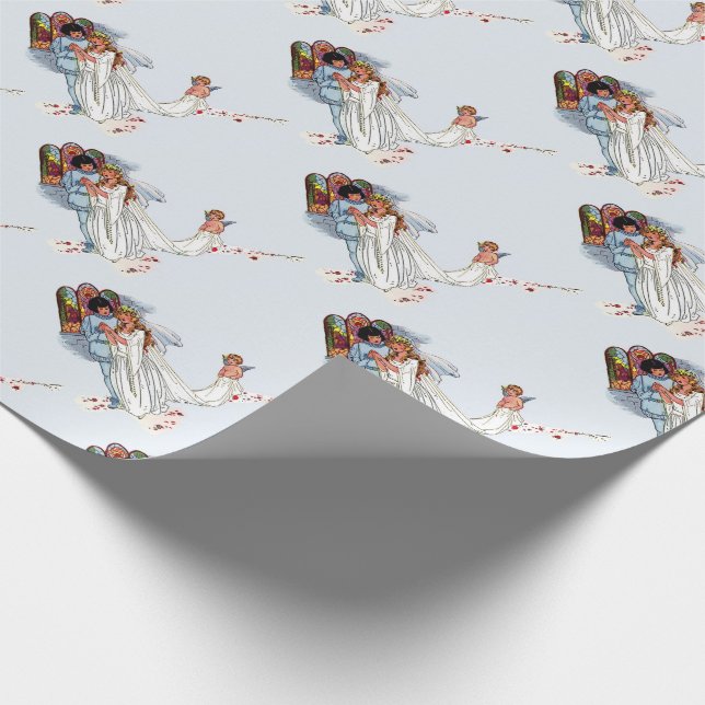Papel De Regalo boda de cuento de hadas (Esquina)