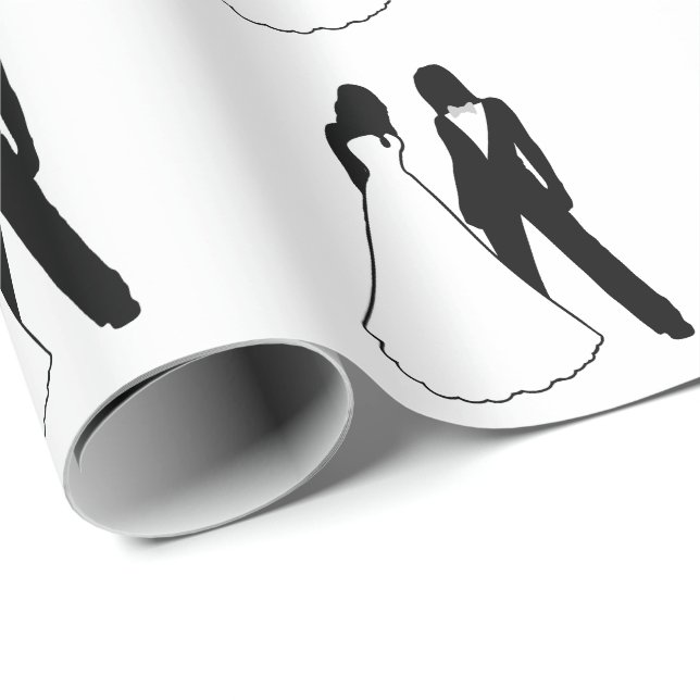 Papel De Regalo Boda de dos novias (Esquina del rollo)