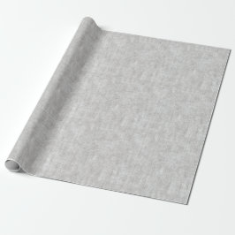 Papel De Regalo Boda de Lino Falso Gris