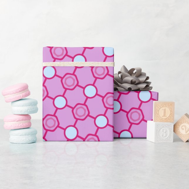 Papel De Regalo Boda de monograma de regalo romántico de Guay (Baby Shower)