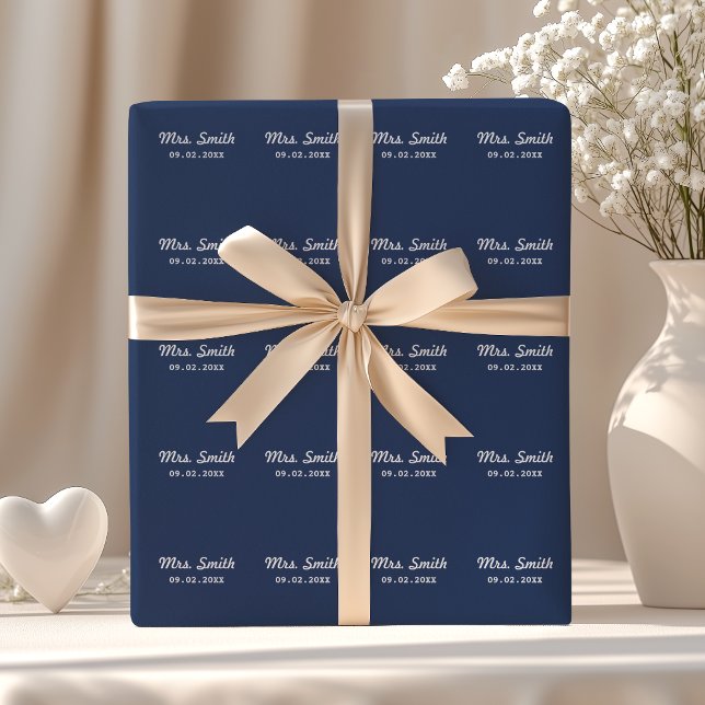 Papel De Regalo Boda de Novia Personalizada (Subido por el creador)