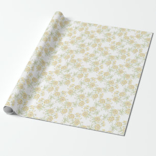 Papel De Regalo Boda de Rosa Amarilla
