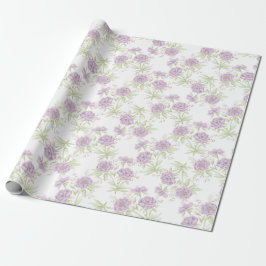 Papel De Regalo Boda de Rosa Púrpura Lavanda