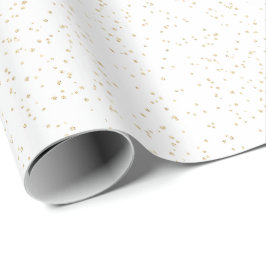 Papel De Regalo Boda Dorado Brillante