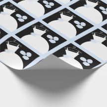 Boda Gown Blue black pastel