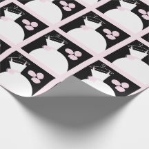 Boda Gown Pink black pastel