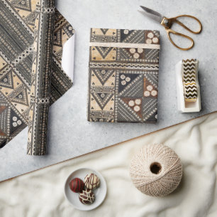 Papel De Regalo Boda hawaiano Tapa Cloth