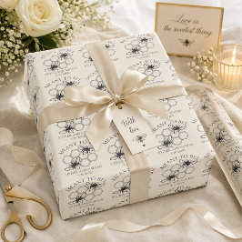 Papel De Regalo Boda Meant to Bee