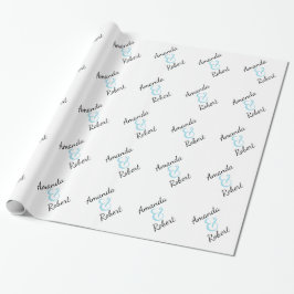 Papel De Regalo Boda personalizada