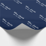 Papel De Regalo Boda personalizado<br><div class="desc">¡Un gran regalo para la luna de miel de la novia,  la ducha de novia o la fiesta de soltera!</div>