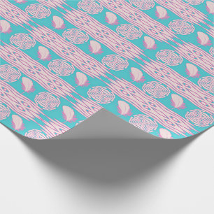 Papel De Regalo Boho empluma étnico