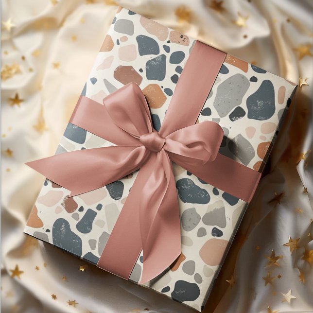 Papel De Regalo Boho Multicolor Terrazo (Subido por el creador)