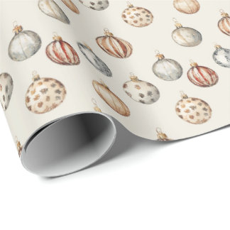 Papel De Regalo Boho navidad adornos cálidos invierno vintage