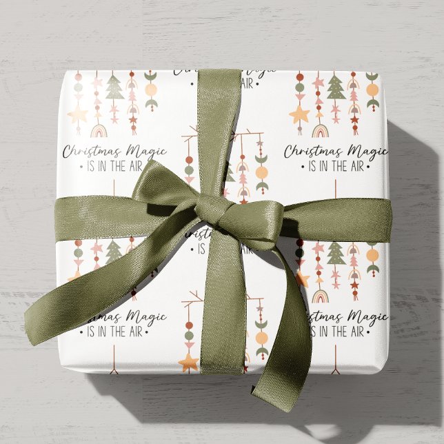 Papel De Regalo Boho Navidades Festividad Mágica (Subido por el creador)