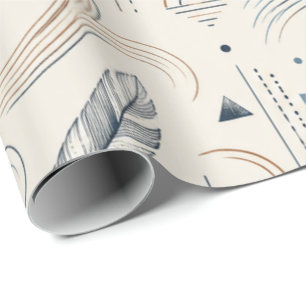 Papel de regalo Boho Swallow & Sun