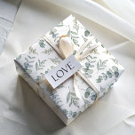 Papel De Regalo Boho Watercolor Eucalyptus Greenery Boda<br><div class="desc">Sumérjase en el encanto de boho de nuestro diseño acuático,  inspirándose en el eucalipto y en el follaje exuberante,  diseñado para realzar esos momentos inolvidables. Perfecto para bodas,  aniversarios,  y más allá,  este encantador diseño añade un toque de belleza natural y sofisticación a cualquier ocasión.</div>