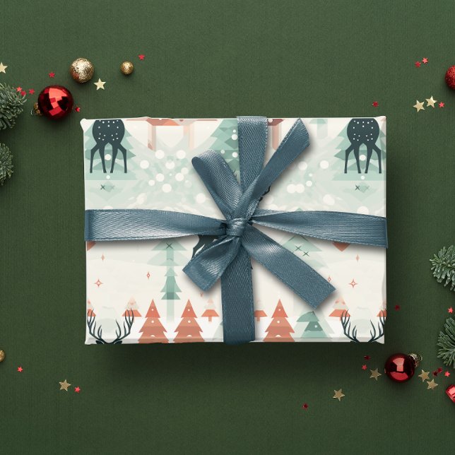 Papel De Regalo Boho Wild Forest Deer (Subido por el creador)
