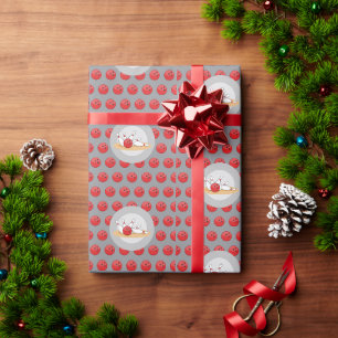 Papel De Regalo Bola de Boliche Golpeando Bolos con Patrón de Bola