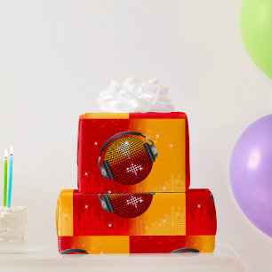 Papel De Regalo Bola de Disco Brillante