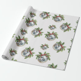 Papel De Regalo Bola de Disco Vintage Regalo de Navidad