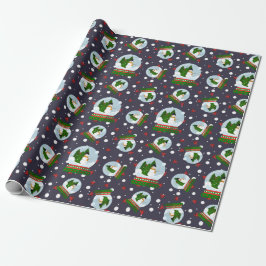 Papel De Regalo Bola de Nieve de Muñeco de Nieve
