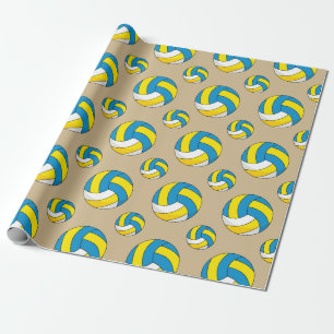 Papel De Regalo Bola de voleibol personalizado