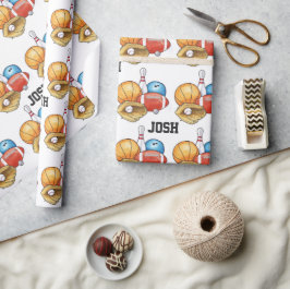 Papel De Regalo Bolas deportivas personalizadas