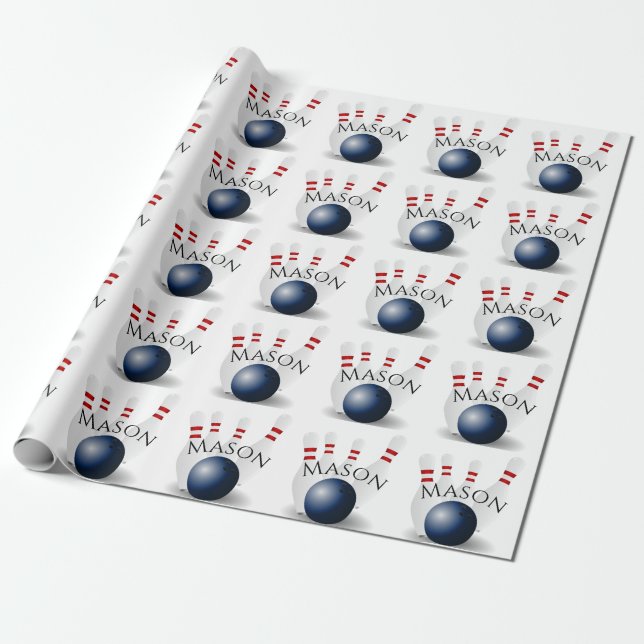 Papel De Regalo Bolas y bolas personalizadas (Desenrollado)