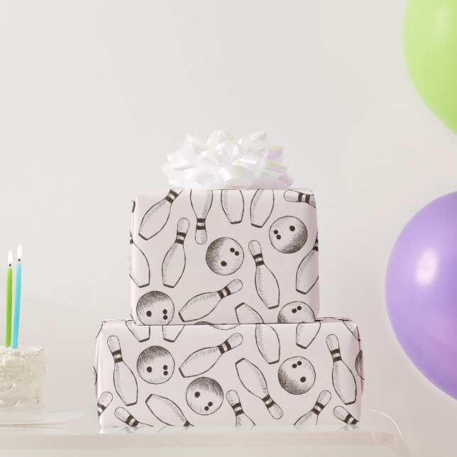 Papel De Regalo Boliche  (Regalos de fiesta)
