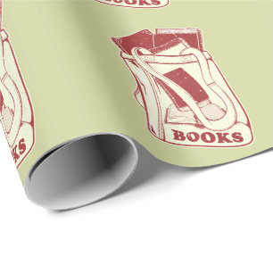 Papel De Regalo Bolsa de libros que me encanta leer
