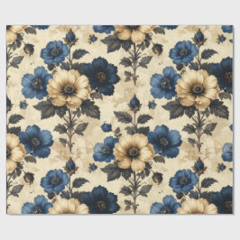 Papel De Regalo Bolsa de regalo de flores Victorianas