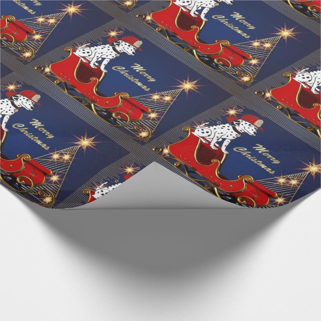 Papel De Regalo Bombero Incendió Perro En El Árbol De Navidad De P (Esquina)