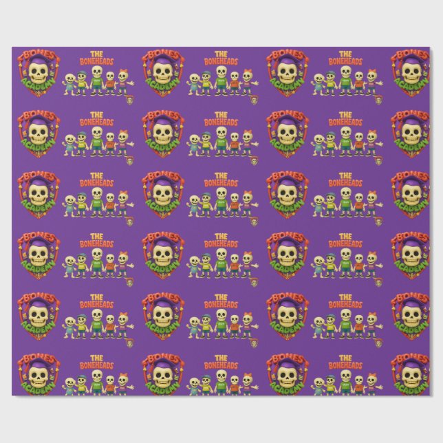 Papel de regalo Bones Academy™ (Superficie plana)