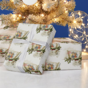 Papel De Regalo Bonita fiesta de personalizado de collage de nativ