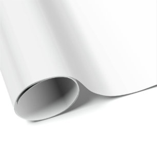 Papel De Regalo Bonita satén blanca simple