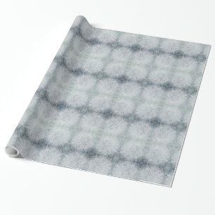Papel De Regalo Bonito diseño de heladas grises