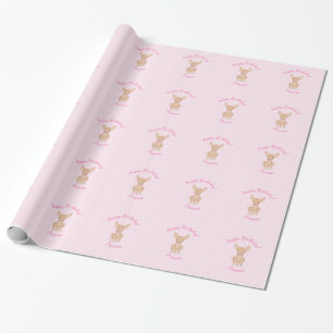 Papel De Regalo Bonito en Chihuahua Rosa
