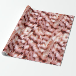 Papel De Regalo Bonito Girly Rosa Gold Zebra Glitzy Animal