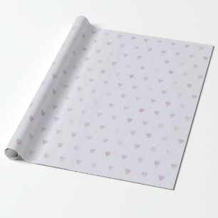 Papel De Regalo Bonito Lilac Hearts