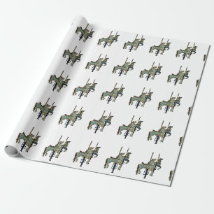 Papel De Regalo Bonito Merry Go Round Carousse Horarios