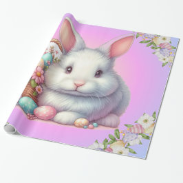 Papel De Regalo Bonito Pastel de conejo de Pascua