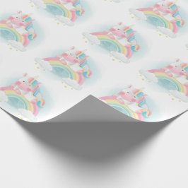 Papel De Regalo Bonito Pastel Unicorn