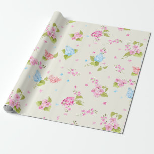 Papel De Regalo Bonito Patrón floral
