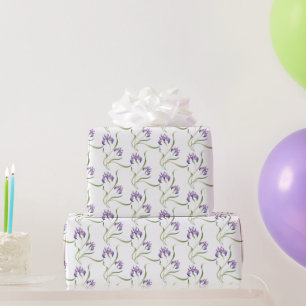 Papel De Regalo Bonito Purple Iris