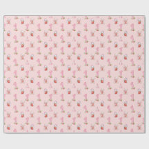 Bonito Rosa Gingham, Bunnies y Osos!