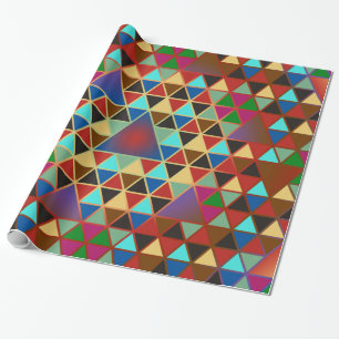 Papel De Regalo Bonito Triángulo patrón III + sus ideas