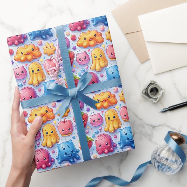 Papel De Regalo Bonitos dulces alegres y graciosos (Regalar)